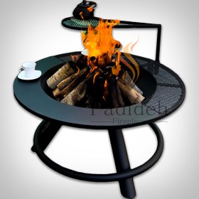 تصویر آتشدان گرد توری 