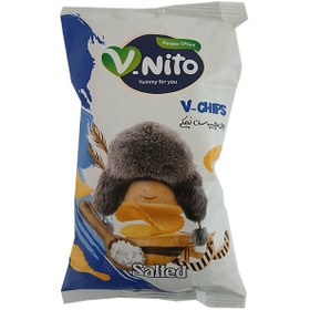 تصویر چیپس نمکی V-Nito وی-نیتو 100 گرمی 