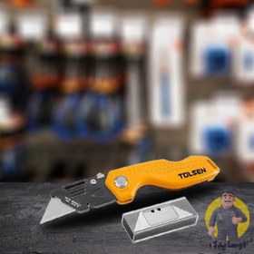 تصویر کاتر ذوذنقه تاشو برند تولسن کد 30007 