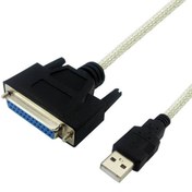 تصویر تبدیل USB به پارالل 25 پین (پرینتر) دی نت D-NET USB To 25pin/F Parallel Printer Converted Cable
