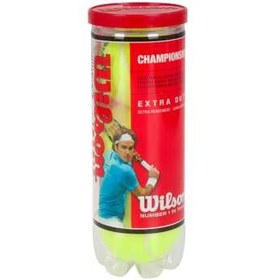 تصویر توپ تنیس ویلسون مدل Championship بسته 3 عددی ا Wilson Championship Tennis Balls Pack Of 3 Wilson Championship Tennis Balls Pack Of 3