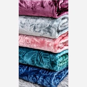 تصویر پتو برلیان یکنفره تک رنگ 