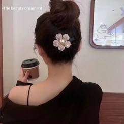 تصویر گیره مو انبری نگیندار کد ۲۸۲۰ 