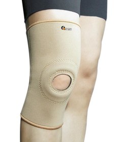 تصویر زانوبند ساده بلند نئوپرن چيپسو مدل KN034 سايز M long knee brace neoprene chipso KN034 M