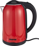 تصویر Geepas Electric Kettle Red/Coffee Brown GK38013 1.7 litre - ارسال 15 الی 20 روز کاری 