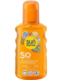 تصویر اسپری ضد آفتاب شفاف سان دنس با SPF50 اورجینال 200 میل SUNDANCE Sun Screen Transparentes Spray SPF50 200ml