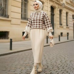 تصویر ست بلوز و دامن بافت زنانه Sevda_Milky مدل 3832 