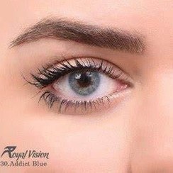 تصویر لنز شماره 30 مدل Addict Blue رویال ویژن Sensual Beauty Lens 30 Royal Vision (Addict Blue)