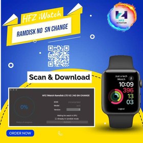 تصویر بایپس آیکلود Apple Watch اپل واچ (نرم افزار HFZ Ramdisk) 