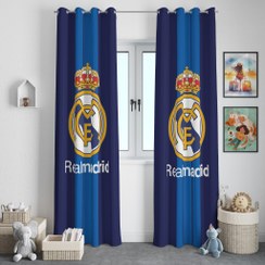 تصویر پرده اتاق خواب پسر طرح رئال مادرید کد ۲۷ 