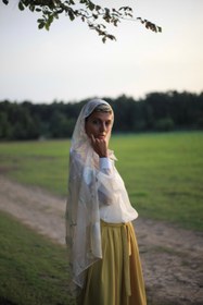 تصویر شومیز حریر پاپیون Bow-tie