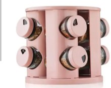 تصویر جا ادویه استوانه 8عددی گردان آدرینا 