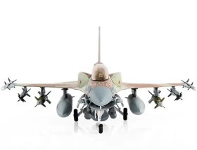 تصویر ماکت هواپیما اف ۱۶ سوفا اسرائیل | Jc Wings 1:72 F16I Sufa Israeli Air Force 