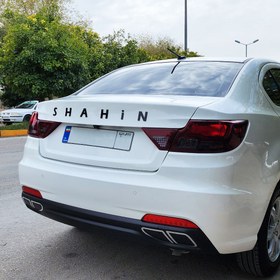 تصویر آرم نوشته صندوق خودرو رهام مدل SH0023 طرح SHAHiN 