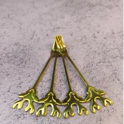 تصویر ست 6 عددی چنگال زیتون خوری طرح گوزن 