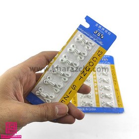 تصویر قزن روکش دار سفید - 6 عددی 