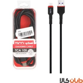 تصویر کابل اندروید تسکو پک شیشه ای مدل TSCO TCA105 