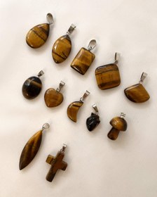 تصویر پلاک گردنبند چشم ببر - عدد۹ 