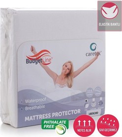 تصویر پوشش ضد آب تشک اکو کامفورت (با بند کشی) برند caretex Eco Comfort Waterproof Mattress Protector Mattress Protector (With Elastic Band)