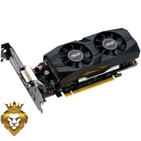 تصویر کارت گرافیک ایسوس انویدیا پنل کوتاه مخصوص مینی کیس VGA Asus Nvidia GeForce GTX1650 Low Profile OC 