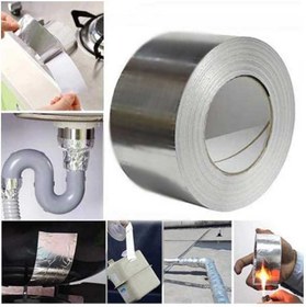 تصویر چسب آلومینیوم نواری ۵ سانتی Aluminum tape