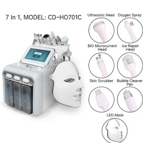 تصویر هیدروفیشیال 7 کاره پرتابل ( Hydrofacial ) 