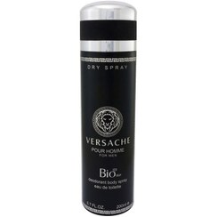 تصویر اسپری بدن مردانه مدل Versache حجم 200 میلی لیتر بیو استار Bio Star Versache Deodorant Spray For Men 200ml