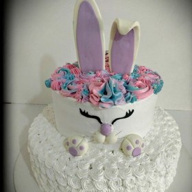 تصویر کیک تولد خرگوش 