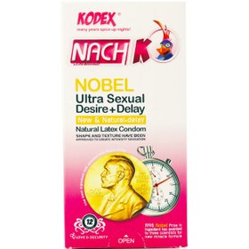 تصویر کاندوم تحریک کننده و تاخیری نوبل ناچ کدکس ا Nobel Ultra Sexual Desire And Delay Condom Nach Kodex Nobel Ultra Sexual Desire And Delay Condom Nach Kodex