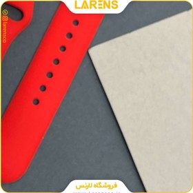 تصویر لارنس | قیمت و خرید بند سیلیکون اپل واچ 38/40/41mm کد 14 - Red 