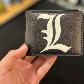 تصویر کیف پول چرم چاپی Death Note 