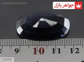 تصویر نگین یاقوت آفریقایی کبود کد 122393 