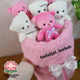 تصویر بوکت عروسکی خرسی 