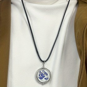 تصویر گردنبند رز آبی 