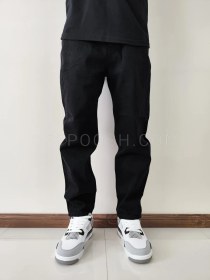 تصویر شلوار جین مام استایل مشکی 