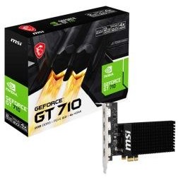 تصویر کارت گرافیک ام اس آی مدل GT 710 2GD3H ظرفیت 2 گیگابایت MSI GT 710 2GD3H Graphic Card Capacity 2 GB