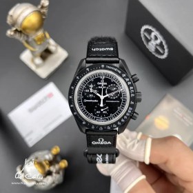 تصویر ساعت امگا سواچ اسنوپی مشکی OMEGA SWATCH SNOOPY امگا ( Omega )