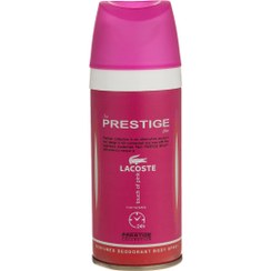 تصویر اسپری خوشبو کننده بدن زنانه پرستیژ مدل Lacoste Touch of Pink حجم 150 میلی لیتر 