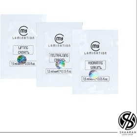تصویر ساشه های لیفت ابرو و مژه MY Lamination مای لمینیشن Mylamination LIFTING CREAM+ Sachets