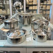 تصویر سرویس قابلمه لایف اسمایل مدل سوپ خوری ۱۰ پارچه استیل ضد زنگ 