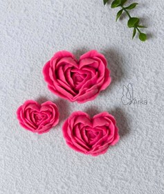 تصویر قالب رز قلبی 