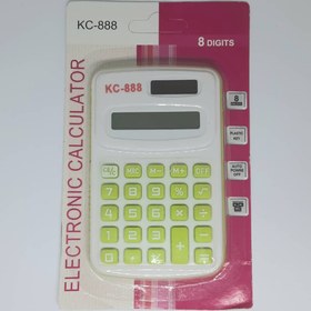 تصویر ماشین حساب مدل کارتی کد KC-888 