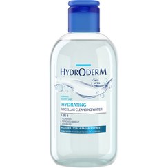 تصویر هیدرودرم میسلار واتر 3 در 1 چشم و لب و صورت Hydrating – پوست خشک و کم آب 250 میل 