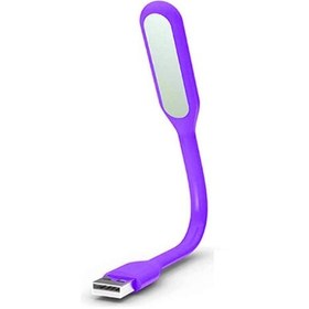 تصویر چراغ مسواکی USB LED برند Dnet بنفش 