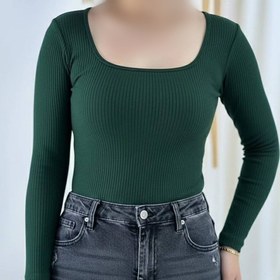 تصویر بلوز بیسیک یقه خشتی عمده (پک 6 عددی) 