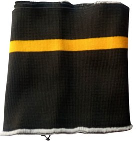 تصویر کشبافت آماده کاپشنی مشکی بانوار