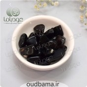 تصویر ریز سنگ اونیکس اصل تامبل محافظت ، قدرت ، ثبات ، تمرکز 