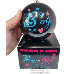 تصویر توپ تعیین جنسیت آبی توپ تعیین جنسیت آبی