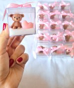 تصویر گیفت تدی قلبی - رنگ قرمز 