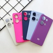تصویر قاب سیلیکونی پاک کنی اورجینال شیائومی Redmi Note 13 4G - زرشکی 